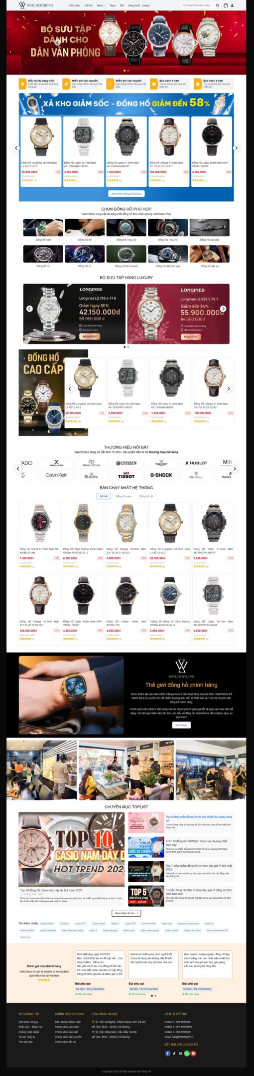 Theme wordoress bán đồng hồ 4 - Theme Wordpress Giá Rẻ - Mua Bán Theme WP Đẹp Chuẩn Seo