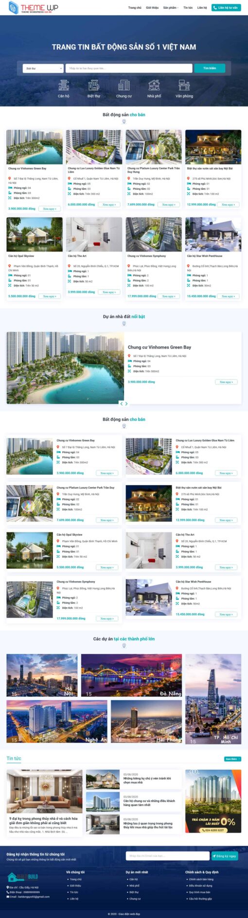 Theme wordpress bất động sản 12 - Theme Wordpress Giá Rẻ - Mua Bán Theme WP Đẹp Chuẩn Seo