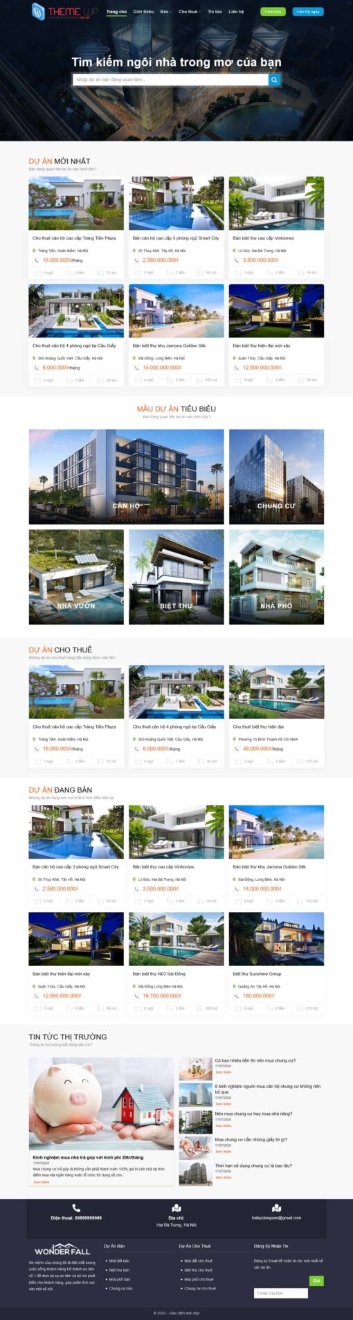 Theme wordpress bất động sản 16 - Theme Wordpress Giá Rẻ - Mua Bán Theme WP Đẹp Chuẩn Seo