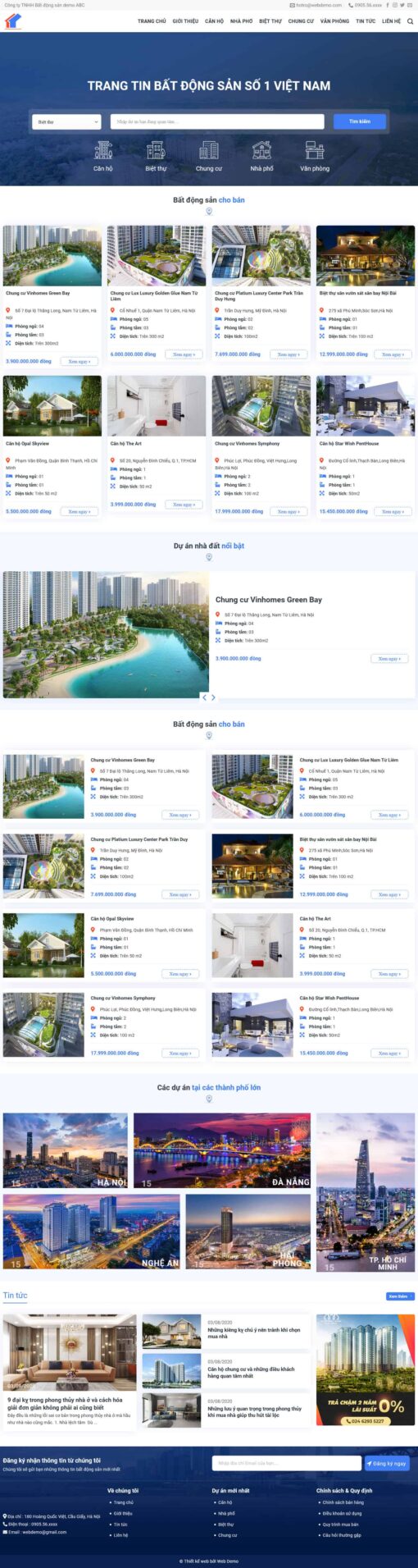 Theme Wordpress bất động sản 39 - Theme Wordpress Giá Rẻ - Mua Bán Theme WP Đẹp Chuẩn Seo