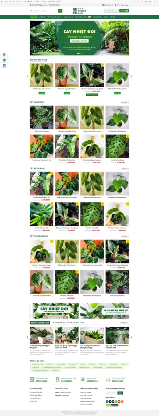 Theme wordpress bán cây xanh nhiệt đới ,cây xanh 2 - Theme Wordpress Giá Rẻ - Mua Bán Theme WP Đẹp Chuẩn Seo