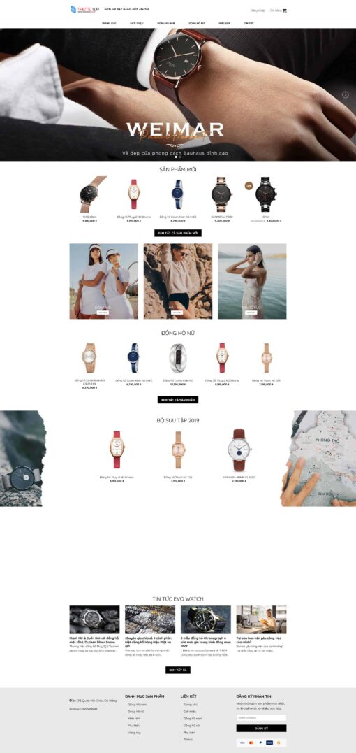 Theme wordpress bán đồng hồ cao cấp - Theme Wordpress Giá Rẻ - Mua Bán Theme WP Đẹp Chuẩn Seo