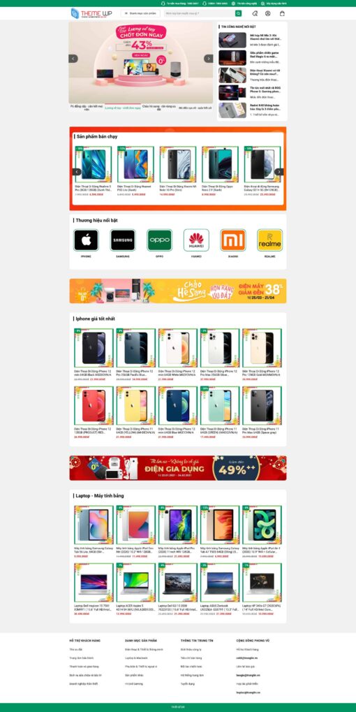 Theme wordpress bán điện máy 5 - Theme Wordpress Giá Rẻ - Mua Bán Theme WP Đẹp Chuẩn Seo