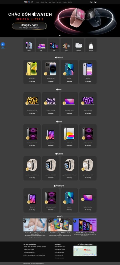 Theme wordpress bán điện thoại giống topzone - Theme Wordpress Giá Rẻ - Mua Bán Theme WP Đẹp Chuẩn Seo