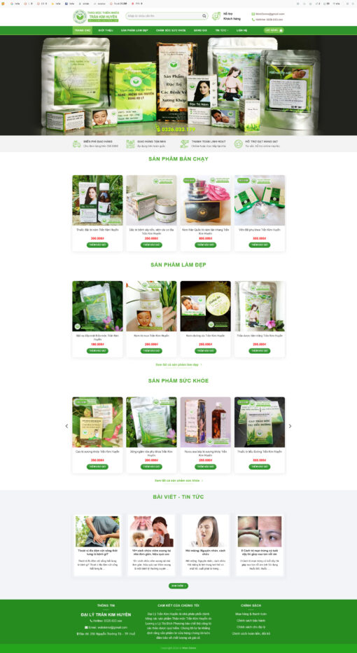 Theme WordPress bán dược phẩm, thuốc nam 02 - Theme Wordpress Giá Rẻ - Mua Bán Theme WP Đẹp Chuẩn Seo