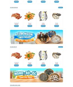 Theme WordPress Bán Hải Sản 01 chuẩn đẹp - Theme Wordpress Giá Rẻ - Mua Bán Theme WP Đẹp Chuẩn Seo