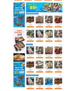 Theme wordpress bán hải sản - Theme Wordpress Giá Rẻ - Mua Bán Theme WP Đẹp Chuẩn Seo
