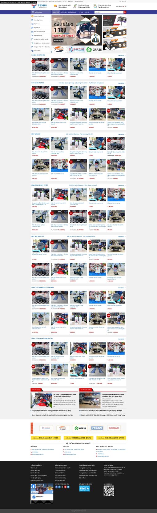 Theme wordpress bán hàng thiết bị cầu nâng - Theme Wordpress Giá Rẻ - Mua Bán Theme WP Đẹp Chuẩn Seo