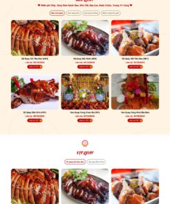 Theme wordpress bán heo quay ,quán ăn nhà hàng - Theme Wordpress Giá Rẻ - Mua Bán Theme WP Đẹp Chuẩn Seo