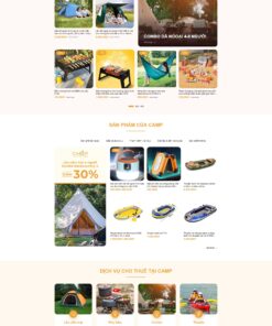 Theme wordpress bán lều bạt camping cắm trại HOT - Theme Wordpress Giá Rẻ - Mua Bán Theme WP Đẹp Chuẩn Seo