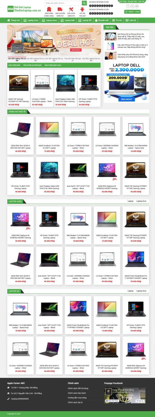 Theme wordpress bán laptop 2 - Theme Wordpress Giá Rẻ - Mua Bán Theme WP Đẹp Chuẩn Seo