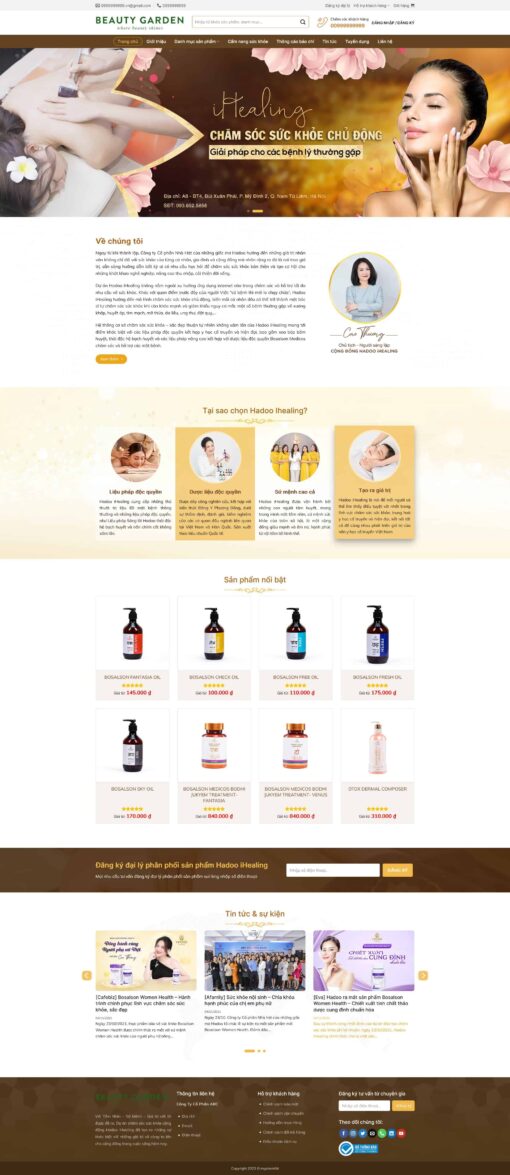 Theme WordPress bán mỹ phẩm 04 - Theme Wordpress Giá Rẻ - Mua Bán Theme WP Đẹp Chuẩn Seo