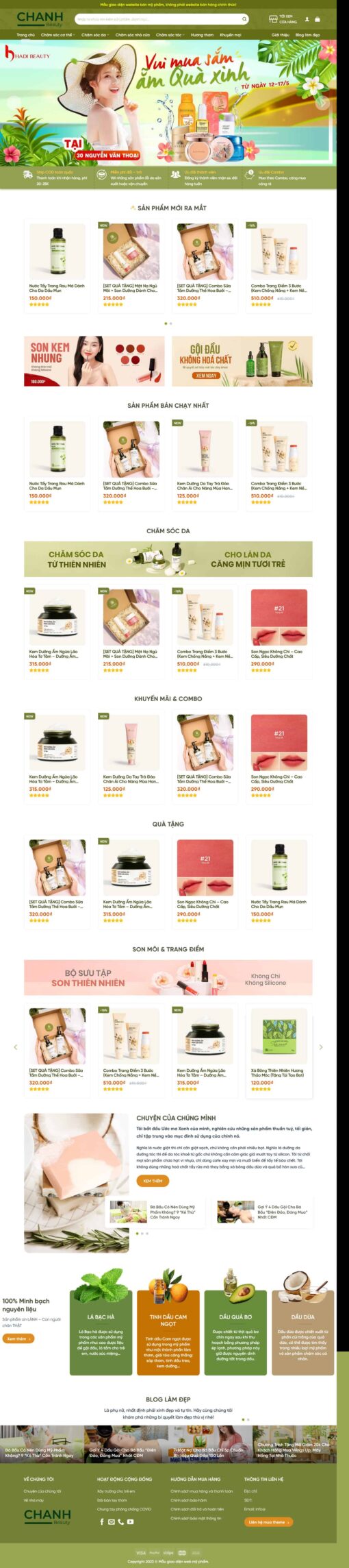 Theme wordpress bán mỹ phẩm 12 - Theme Wordpress Giá Rẻ - Mua Bán Theme WP Đẹp Chuẩn Seo