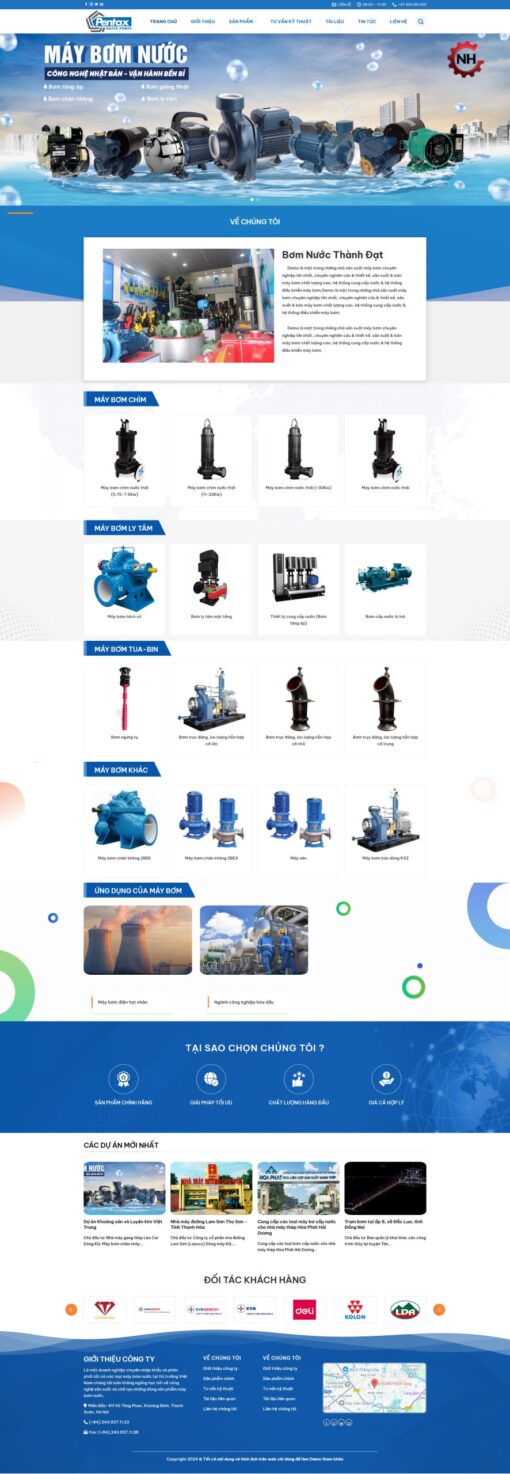 Theme wordpress bán máy bơm nước - Theme Wordpress Giá Rẻ - Mua Bán Theme WP Đẹp Chuẩn Seo
