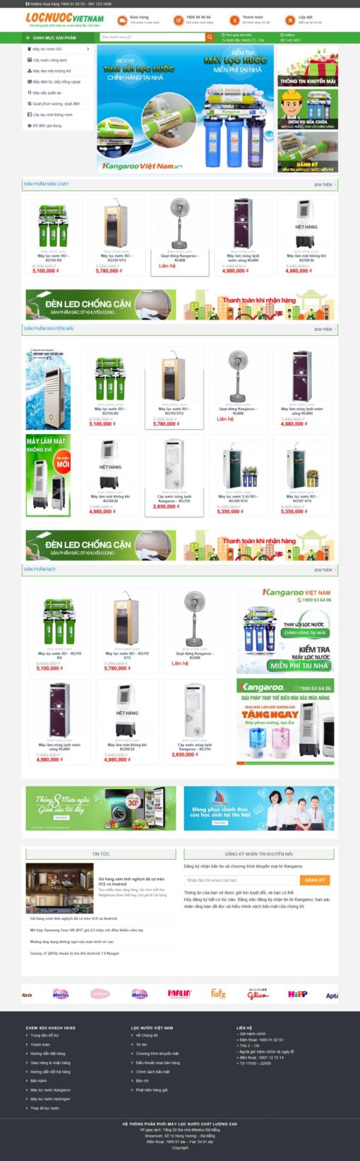 Theme wordpress bán máy lọc nước - Theme Wordpress Giá Rẻ - Mua Bán Theme WP Đẹp Chuẩn Seo