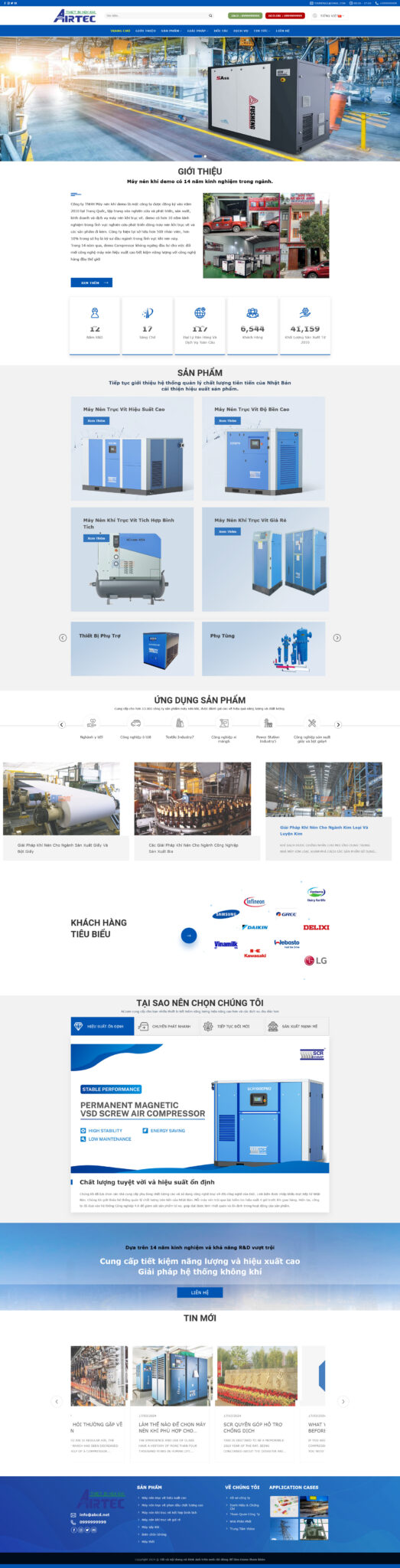 Theme wordpress bán máy nén khí giá rẻ - Theme Wordpress Giá Rẻ - Mua Bán Theme WP Đẹp Chuẩn Seo