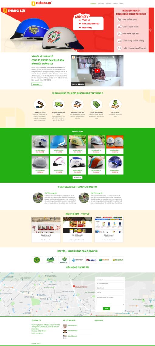 Theme wordpress bán nón bảo hiểm - Theme Wordpress Giá Rẻ - Mua Bán Theme WP Đẹp Chuẩn Seo