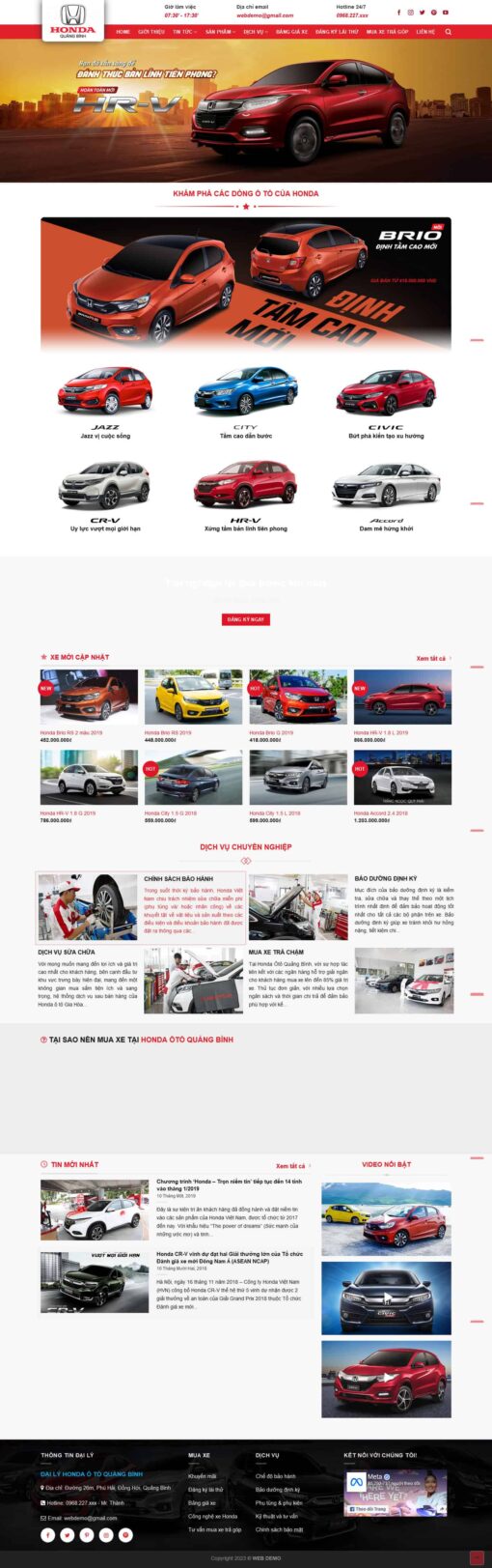 Theme wordpress bán oto honda 3 - Theme Wordpress Giá Rẻ - Mua Bán Theme WP Đẹp Chuẩn Seo