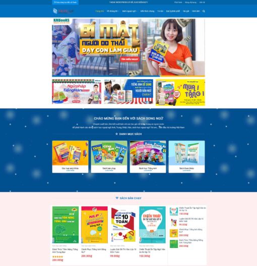 Theme wordpress bán sách - Theme Wordpress Giá Rẻ - Mua Bán Theme WP Đẹp Chuẩn Seo