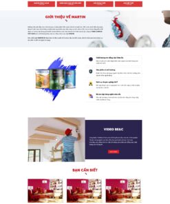 Theme wordpress bán sơn nước 01 - Theme Wordpress Giá Rẻ - Mua Bán Theme WP Đẹp Chuẩn Seo