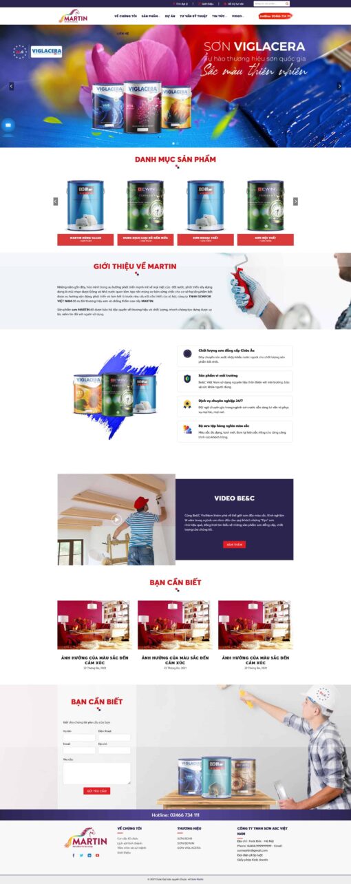 Theme wordpress bán sơn nước 01 - Theme Wordpress Giá Rẻ - Mua Bán Theme WP Đẹp Chuẩn Seo
