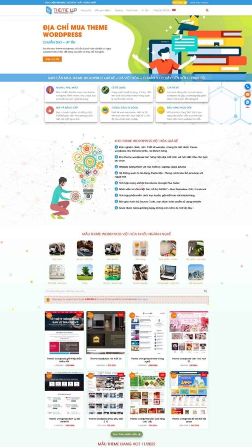 Theme WordPress bán theme - Theme Wordpress Giá Rẻ - Mua Bán Theme WP Đẹp Chuẩn Seo