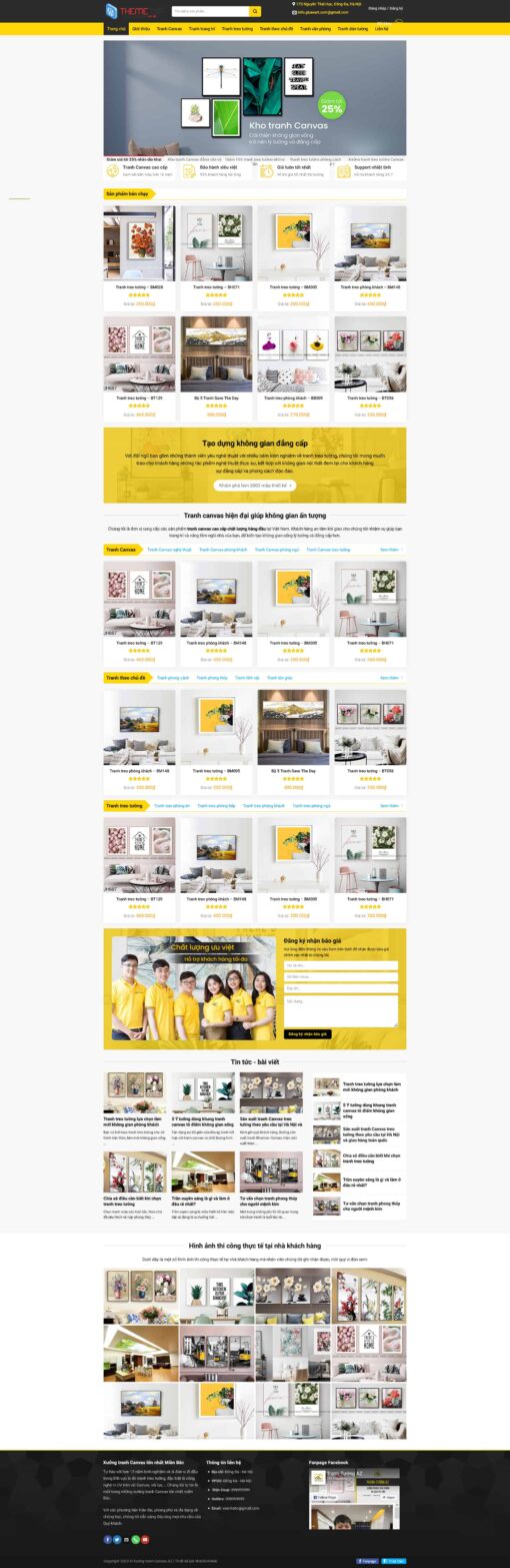 Theme wordpress bán tranh tường - Theme Wordpress Giá Rẻ - Mua Bán Theme WP Đẹp Chuẩn Seo
