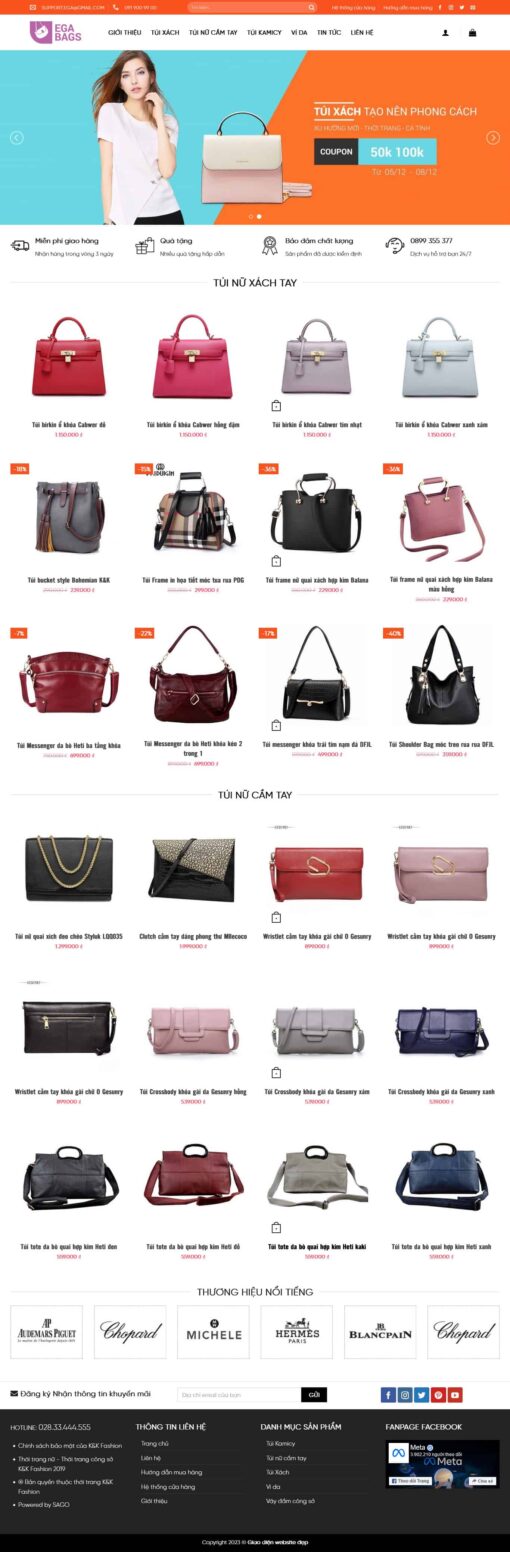 Theme wordpress bán túi xách - Theme Wordpress Giá Rẻ - Mua Bán Theme WP Đẹp Chuẩn Seo
