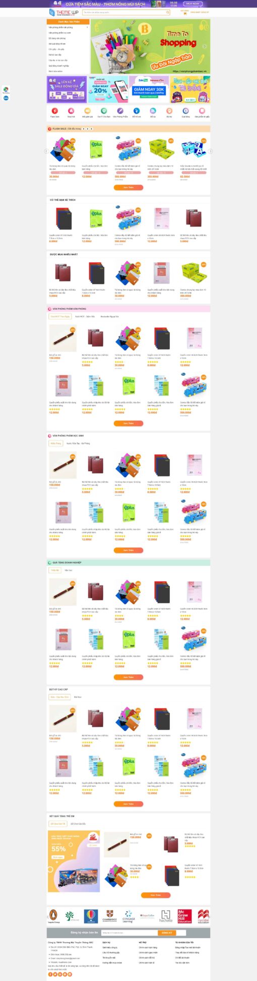 Theme wordpress bán văn phòng phẩm - Theme Wordpress Giá Rẻ - Mua Bán Theme WP Đẹp Chuẩn Seo