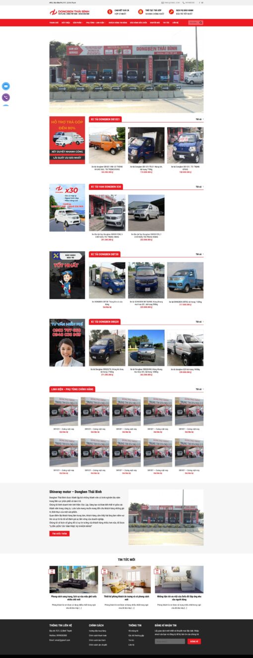 Theme wordpress bán xe ben - Theme Wordpress Giá Rẻ - Mua Bán Theme WP Đẹp Chuẩn Seo
