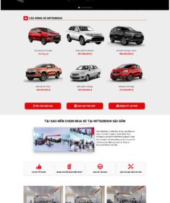 Theme wordpress bán xe mitsubishi 1 - Theme Wordpress Giá Rẻ - Mua Bán Theme WP Đẹp Chuẩn Seo