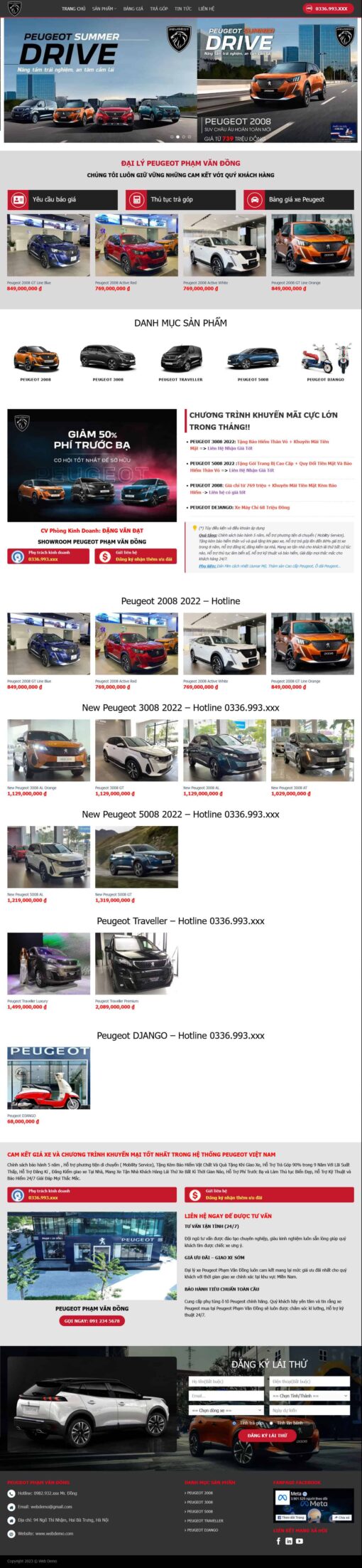 Theme wordpress bán xe peugeot - Theme Wordpress Giá Rẻ - Mua Bán Theme WP Đẹp Chuẩn Seo