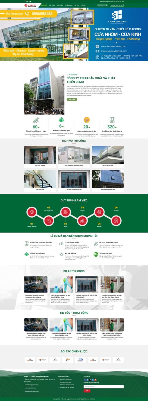 Theme wordpress cửa nhôm kính - Theme Wordpress Giá Rẻ - Mua Bán Theme WP Đẹp Chuẩn Seo