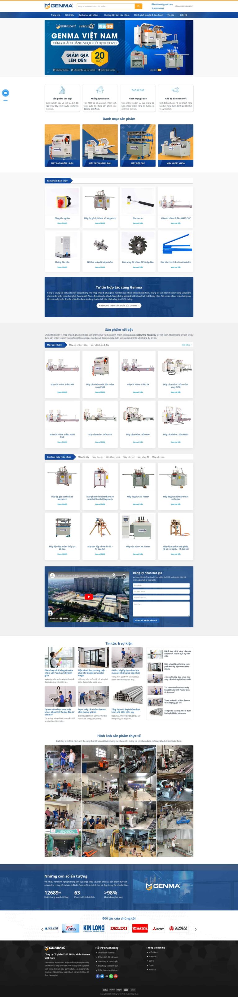 Theme wordpress công ty máy cắt cơ khí đẹp chuẩn seo - Theme Wordpress Giá Rẻ - Mua Bán Theme WP Đẹp Chuẩn Seo