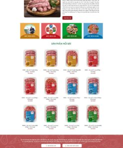 Theme wordpress công ty thực phẩm xúc xích - Theme Wordpress Giá Rẻ - Mua Bán Theme WP Đẹp Chuẩn Seo