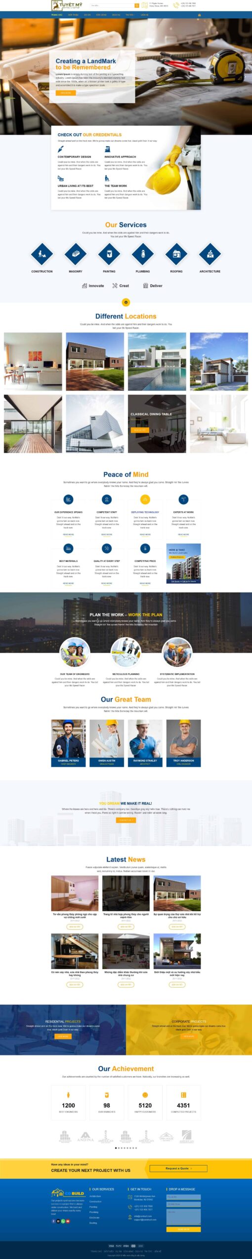 Theme wordpress công ty xây dựng - Theme Wordpress Giá Rẻ - Mua Bán Theme WP Đẹp Chuẩn Seo