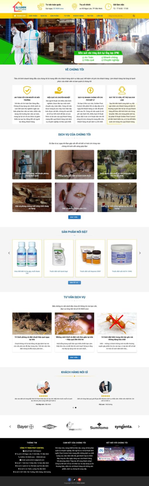 Theme wordpress dịch vụ diệt côn trùng - Theme Wordpress Giá Rẻ - Mua Bán Theme WP Đẹp Chuẩn Seo