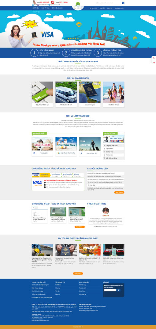 Theme wordpress dịch vụ làm visa 2 - Theme Wordpress Giá Rẻ - Mua Bán Theme WP Đẹp Chuẩn Seo