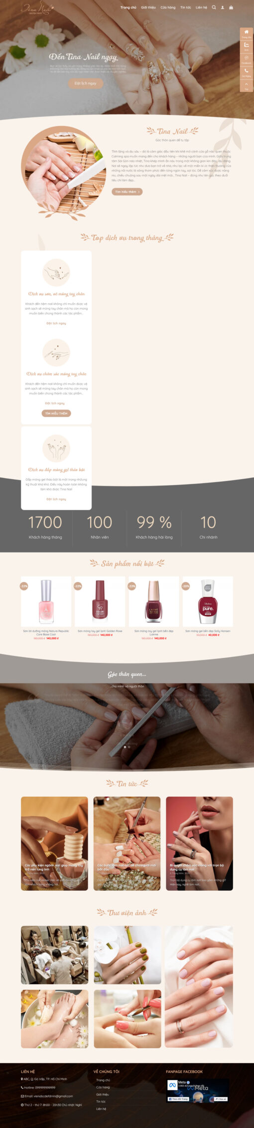Theme wordpress dịch vụ nail và phụ kiện - Theme Wordpress Giá Rẻ - Mua Bán Theme WP Đẹp Chuẩn Seo