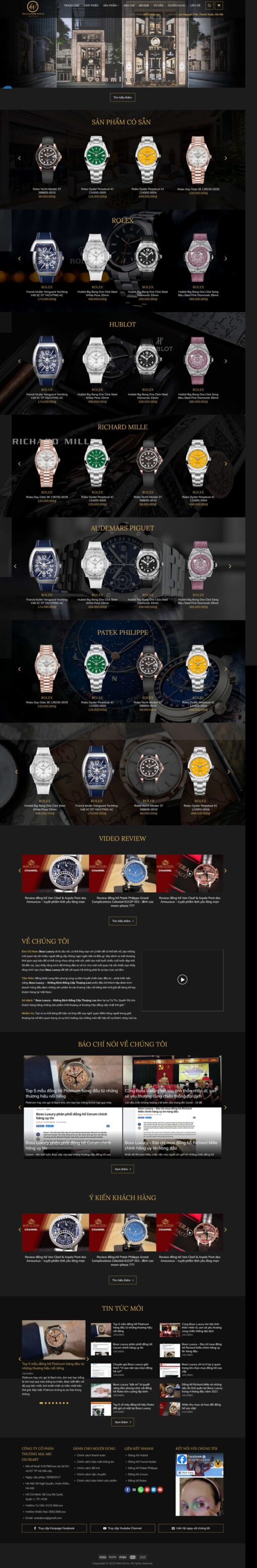 Theme wordpress đồng hồ 3 - Theme Wordpress Giá Rẻ - Mua Bán Theme WP Đẹp Chuẩn Seo