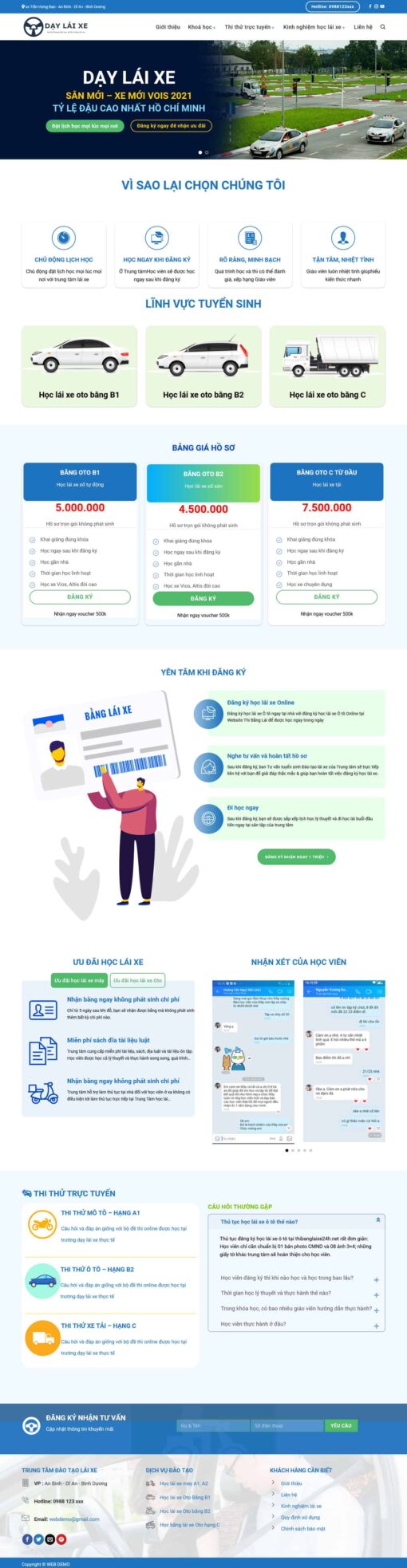 Theme wordpress dạy lái xe 2 - Theme Wordpress Giá Rẻ - Mua Bán Theme WP Đẹp Chuẩn Seo