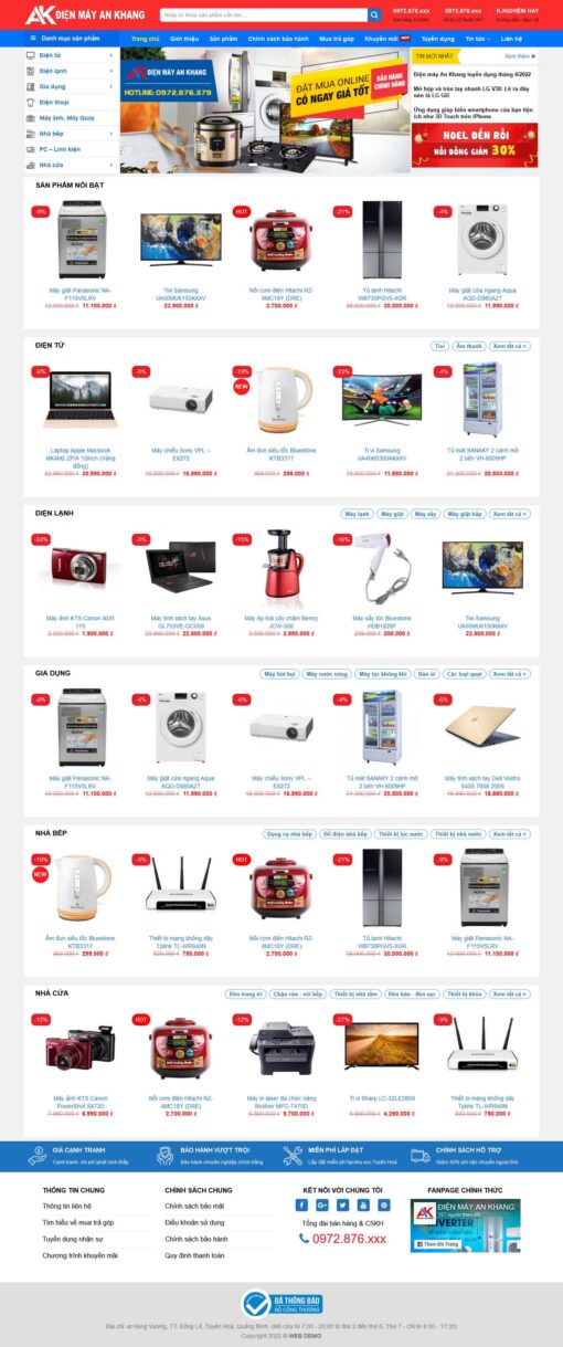 Theme wordpress điện máy 7 - Theme Wordpress Giá Rẻ - Mua Bán Theme WP Đẹp Chuẩn Seo