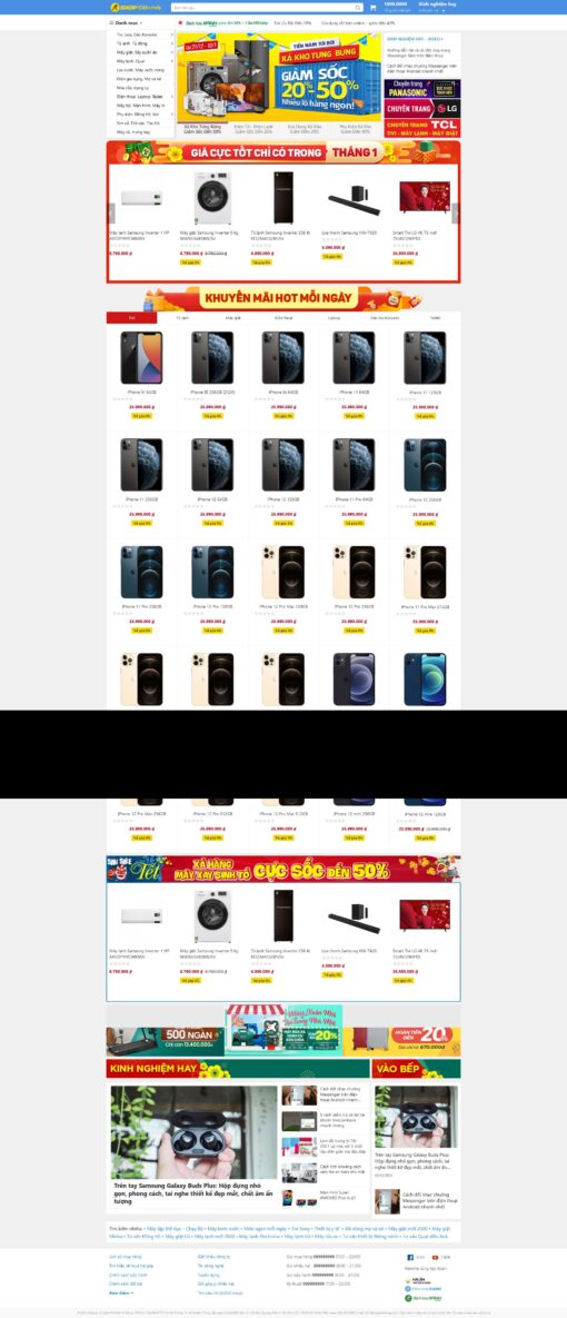 Theme wordpress điện máy xanh 2 - Theme Wordpress Giá Rẻ - Mua Bán Theme WP Đẹp Chuẩn Seo