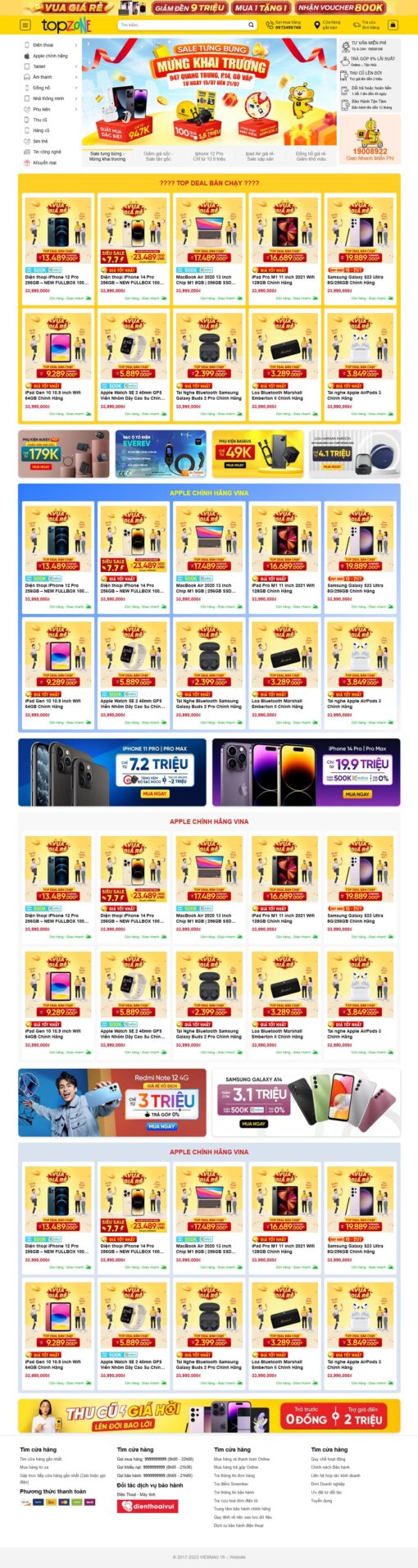 Theme wordpress điện thoại 7 giống topzone fix 1/2024 - Theme Wordpress Giá Rẻ - Mua Bán Theme WP Đẹp Chuẩn Seo
