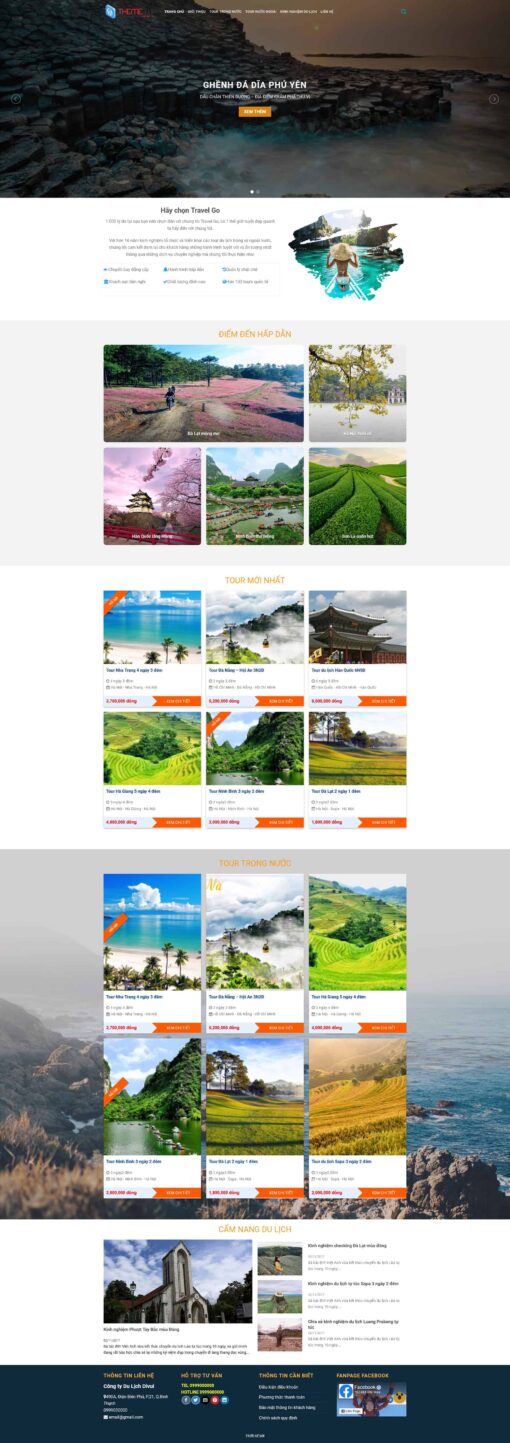 Theme wordpress du lịch 04 - Theme Wordpress Giá Rẻ - Mua Bán Theme WP Đẹp Chuẩn Seo