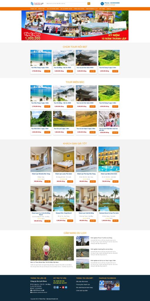 Theme wordpress du lịch 07 - Theme Wordpress Giá Rẻ - Mua Bán Theme WP Đẹp Chuẩn Seo