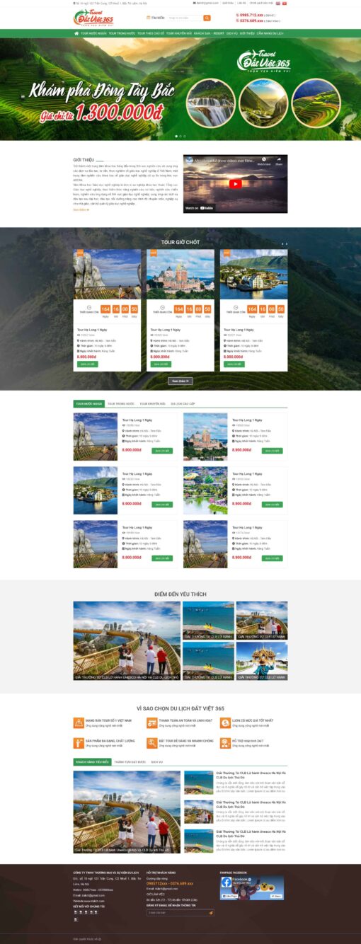 Theme wordpress du lịch 13 - Theme Wordpress Giá Rẻ - Mua Bán Theme WP Đẹp Chuẩn Seo