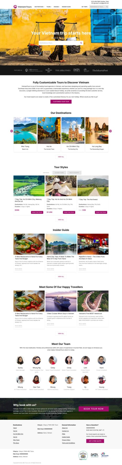 Theme wordpress du lịch - Theme Wordpress Giá Rẻ - Mua Bán Theme WP Đẹp Chuẩn Seo