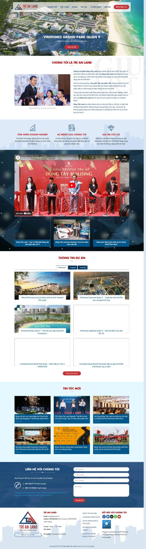 Theme wordpress giới thiệu công ty bds 43 - Theme Wordpress Giá Rẻ - Mua Bán Theme WP Đẹp Chuẩn Seo