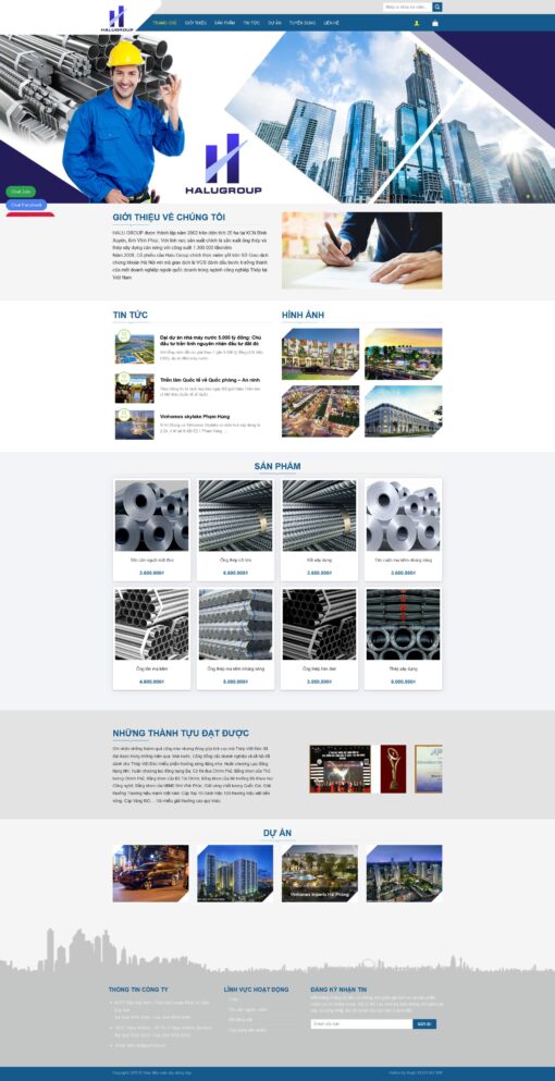 Theme wordpress giới thiệu công ty thép ,vlxd - Theme Wordpress Giá Rẻ - Mua Bán Theme WP Đẹp Chuẩn Seo